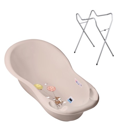 Seturi cadite 102 cm - Set cadita 102 cm + Suport universal metalic Forest Fairytail Gri