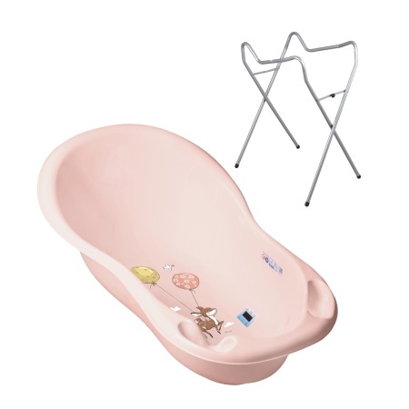 Seturi cadite 102 cm - Set cadita 102 cm + Suport universal metalic Forest Fairytail Roz