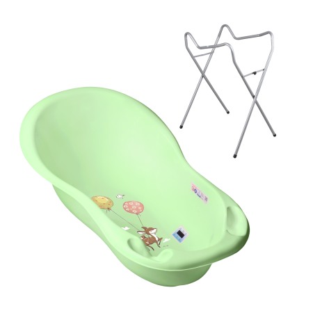 Seturi cadite 102 cm - Set cadita 102 cm + Suport universal metalic Forest Fairytail Verde