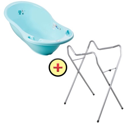 Set cadita 102 cm + Suport universal metalic PK verde [1]
