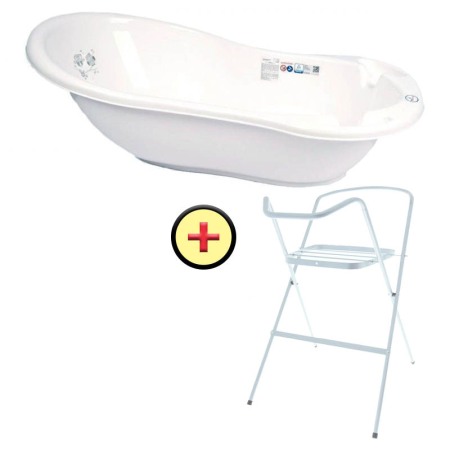 Seturi cadite 86 cm - Set cadita 86 cm Bufnita Alb + Suport metalic cadita