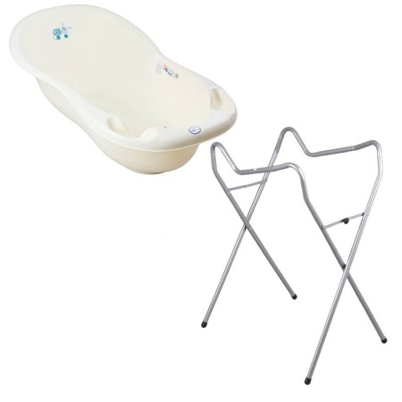 Seturi cadite 86 cm - Set cadita 86 cm + Suport universal metalic pk galben pal