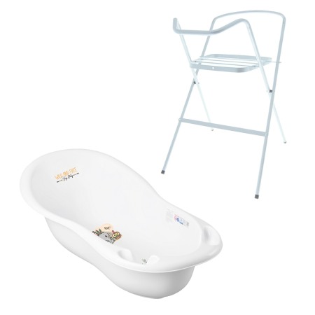 Seturi cadite 102 cm - Set cadita alba 102 cm Elefant + Suport metalic cadita DZ