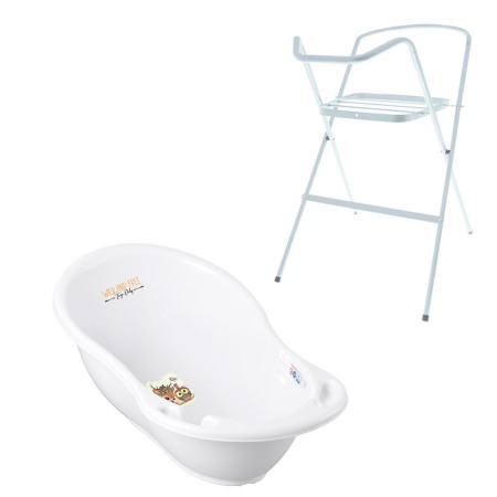 Seturi cadite 86 cm - Set cadita alba 86 cm caprioara + Suport metalic cadita DZ