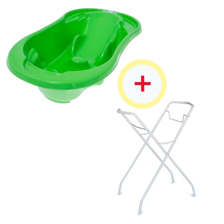 Set cadita anatomica + suport metalic verde [1]