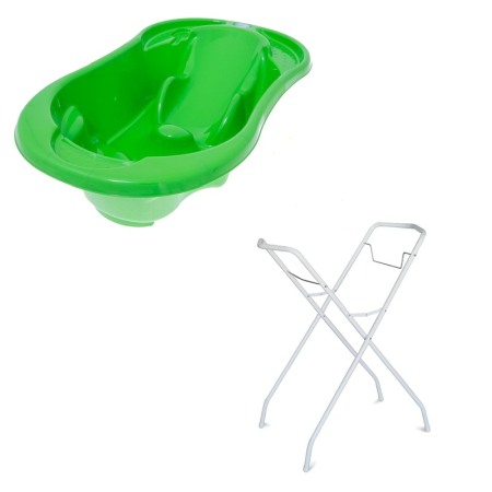 Seturi cadite anatomice - Set cadita anatomica + suport metalic verde