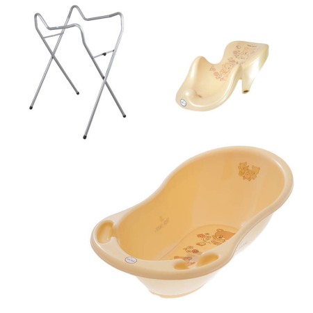 Seturi cadite 86 cm - Set cadita crem MS 86 cm + suport universal + suport anatomic cadita