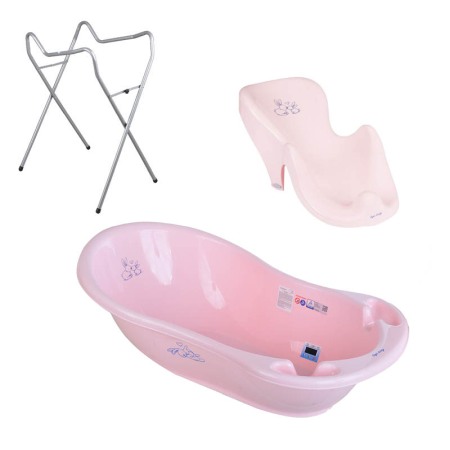 Seturi cadite 86 cm - Set cadita Roz KR 86 cm + suport universal + suport anatomic cadita