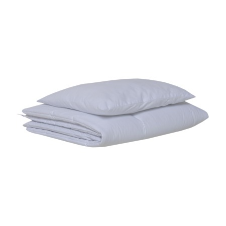 Set lenjerie bumbac cu baldachin 8 piese pentru saltea de 120 x 60 cm, Bears&Toys Turcoaz, Beberoyal, LJ-008-111 [1]