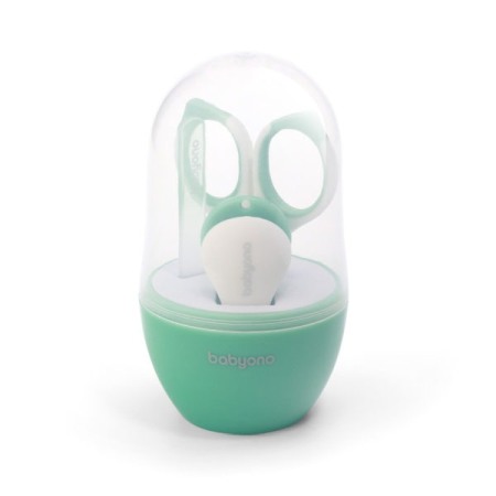 Accesorii ingrijire copii - Set manichiura copii cu suport verde 398/01