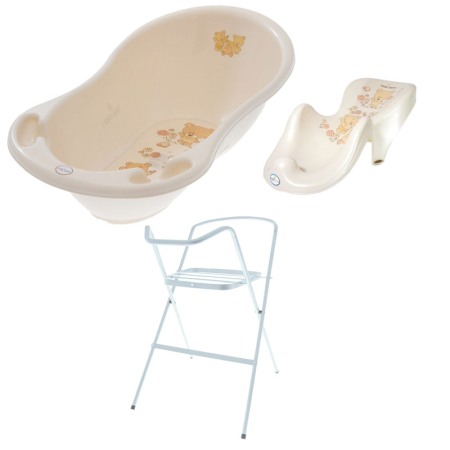 Seturi cadite 86 cm - Set pachet cadita MS alb 86 cm + suport anatomic si suport metalic