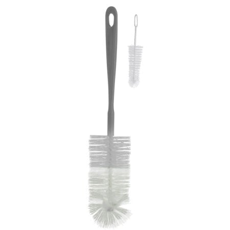 Biberoane, tetine, accesorii - Set perie biberon si tetina gri Babyono 721/03