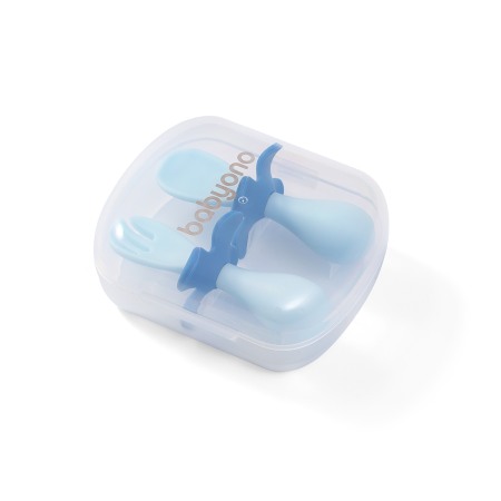 Set tacamuri ergonomice albastru Babyono 969/03 [2]