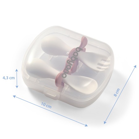 Set tacamuri ergonomice roz Babyono 969/01 [7]