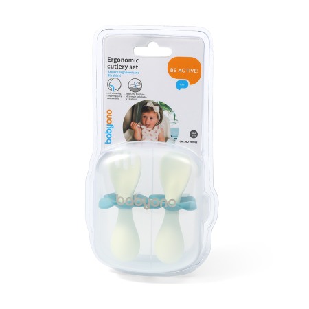 Set tacamuri ergonomice verde Babyono 969/02 [5]