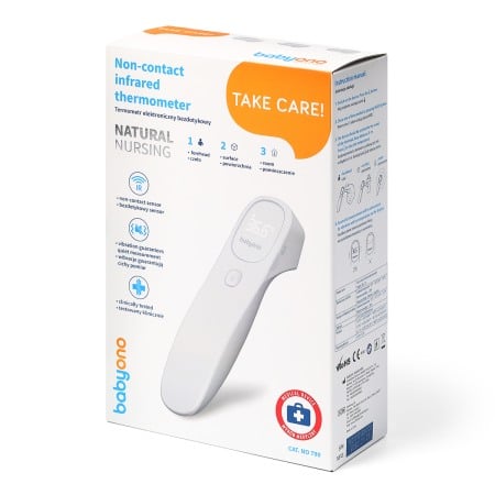 Termometre copii - Termometru electronic fara atingere Babyono NATURAL NURSING 790