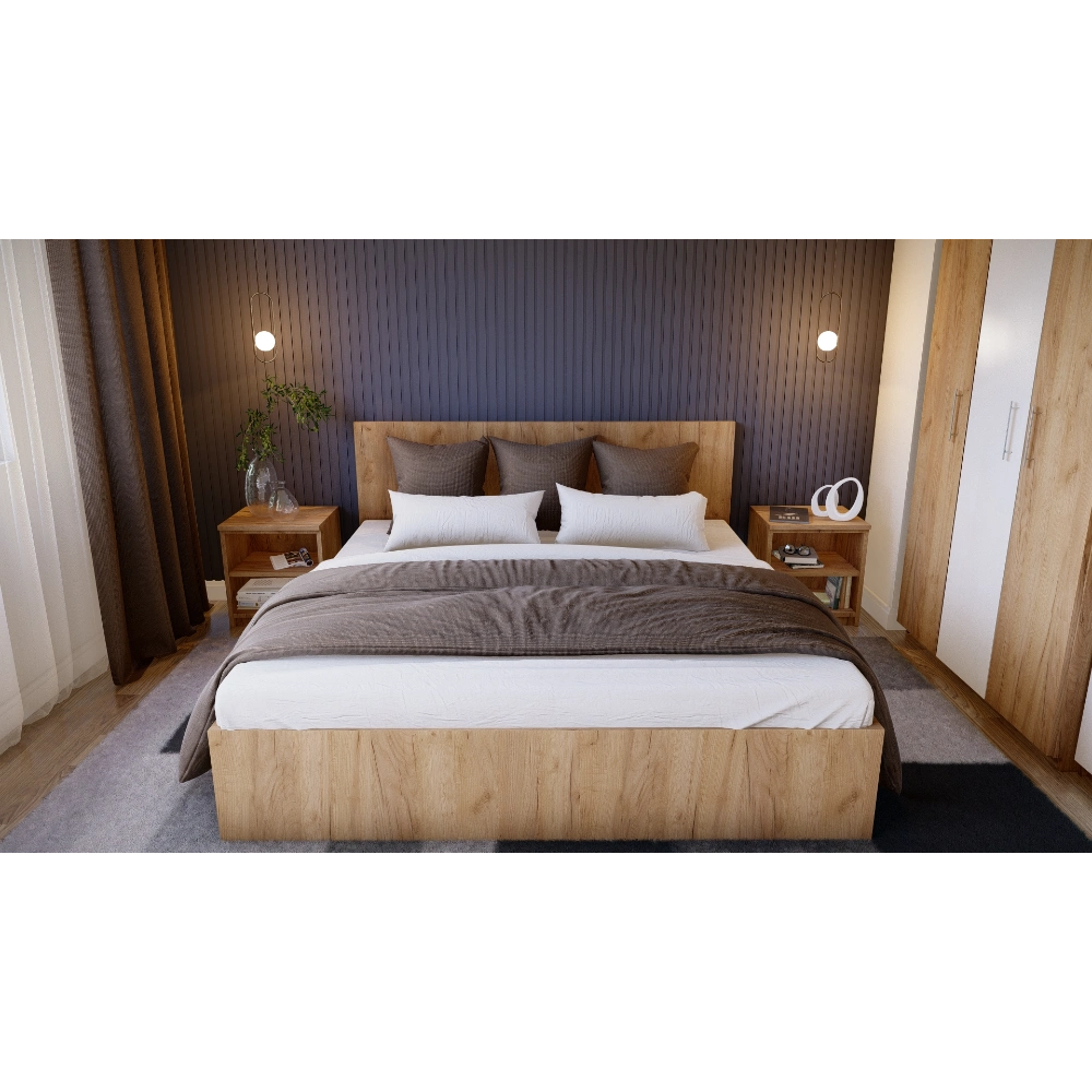 Dormitor Celine Sonoma&Alb [2]