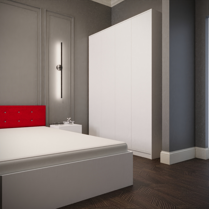 Dormitor Monticelli Alb&Rosu Tapitat 4 Usi [4]