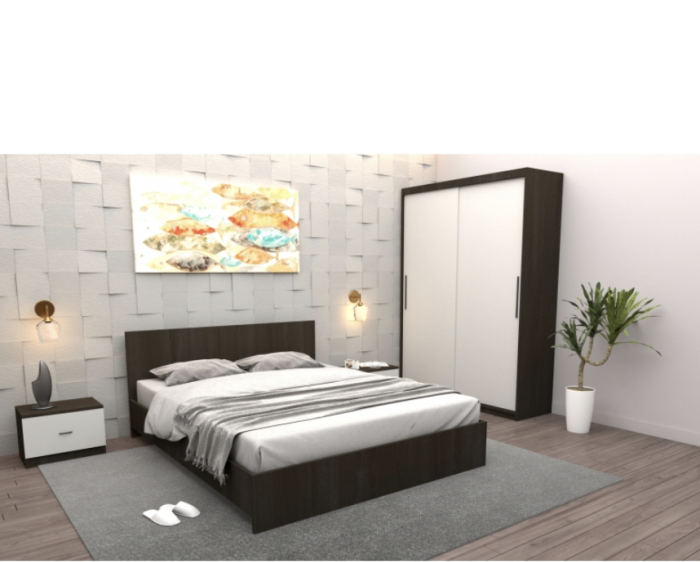 Dormitor Rovigo Wenge&Alb [1]