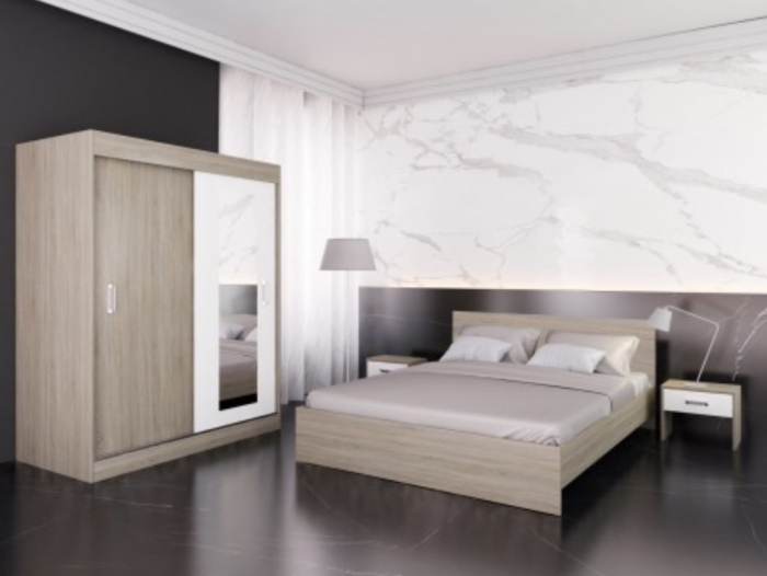 Dormitor Tosca Sonoma&Alb [1]