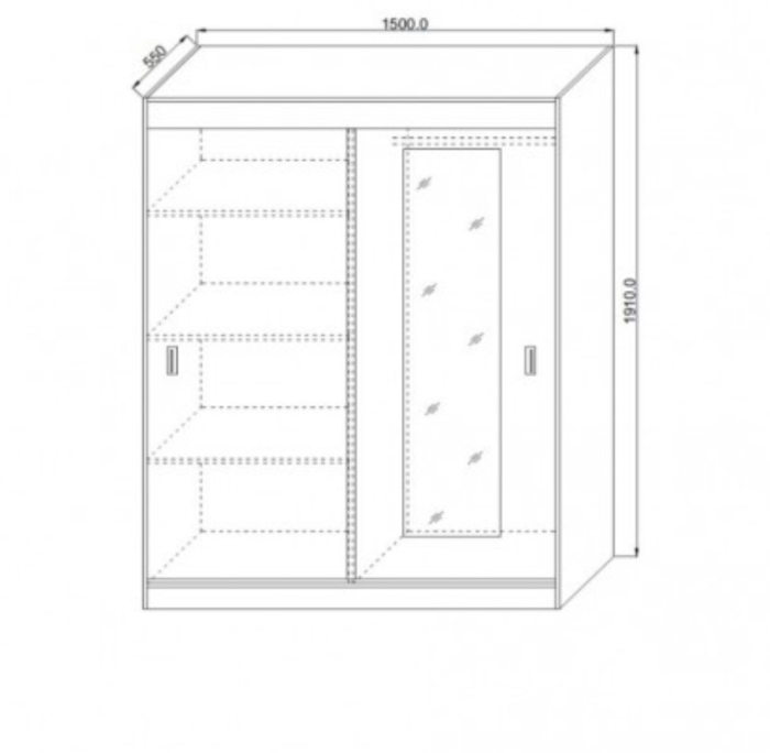 Dormitor Tosca Wenge&Alb [3]