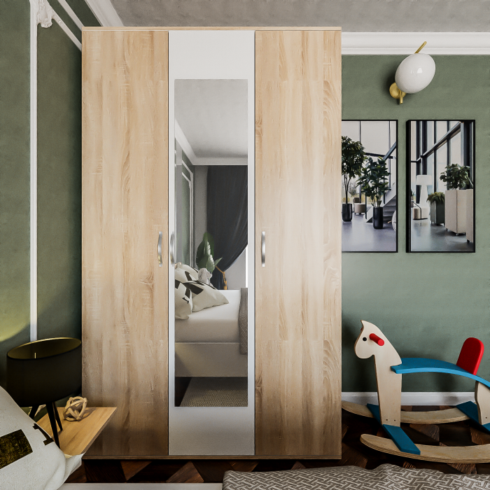 Dormitor Wooden Alb&Sonoma [3]