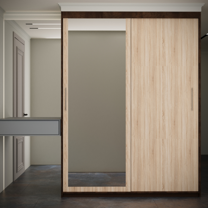 Dulap Kenzo cu Oglinda Wenge&Sonoma [1]