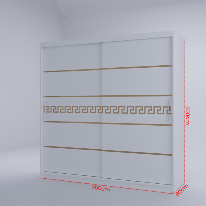 Dulap Kenzo Gold Alb 200*200 [5]