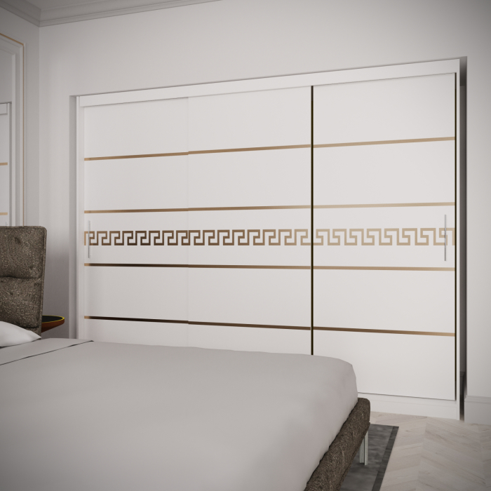 Dulap Kenzo Gold Alb 230*200 [2]