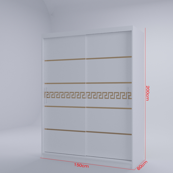 Dulap Kenzo Gold Alb [5]