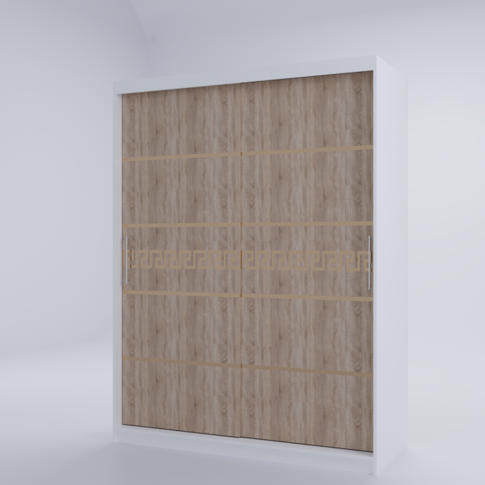 Dulap Kenzo Gold Alb&Sonoma [4]