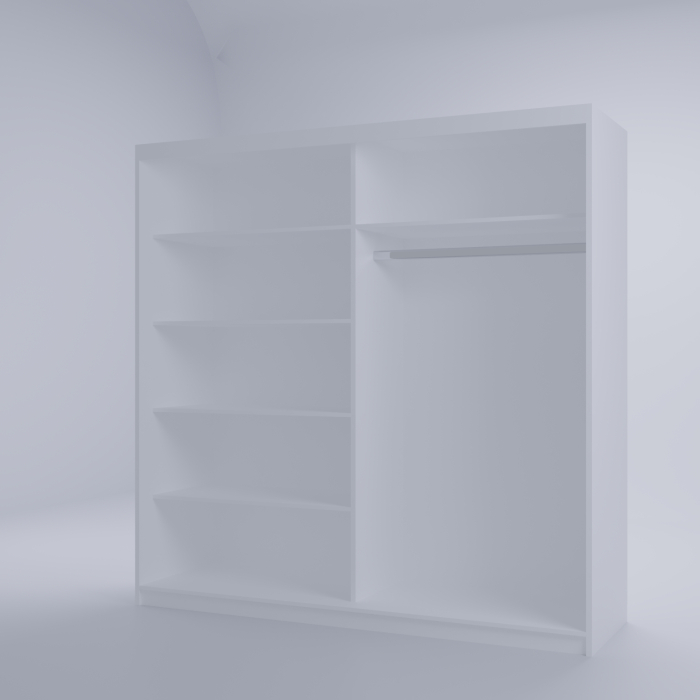 Dulap Kenzo Gold cu Oglinda Alb&Sonoma 200*200 [4]