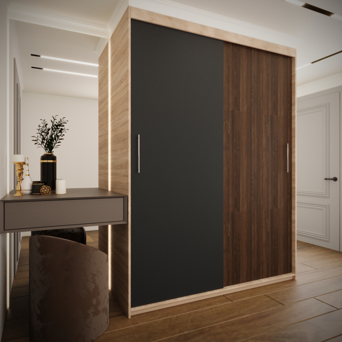 Dulap Kenzo  Wenge&Gri&Sonoma [2]