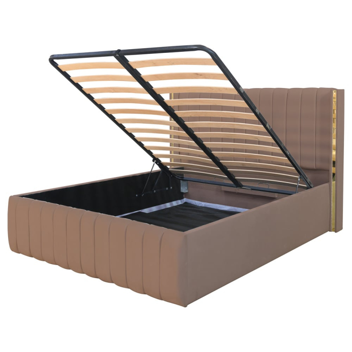 Pat Cairo New Bandă Aurie 140x200 cu Somieră Rabatabilă [4]