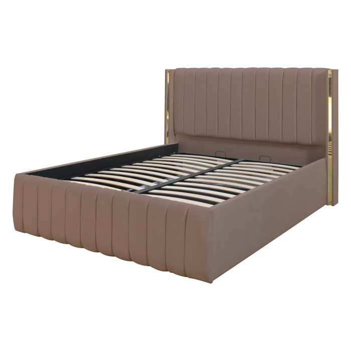 Pat Cairo New Bandă Aurie 140x200 cu Somieră Rabatabilă [5]