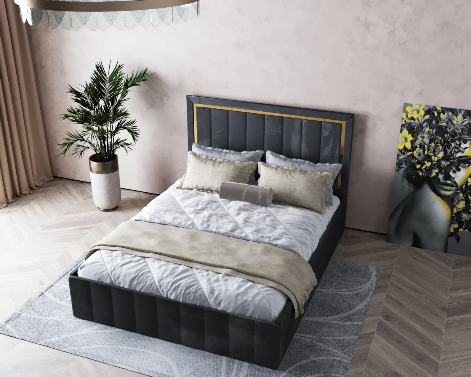 Pat Elegance Tapitat Gri [3]