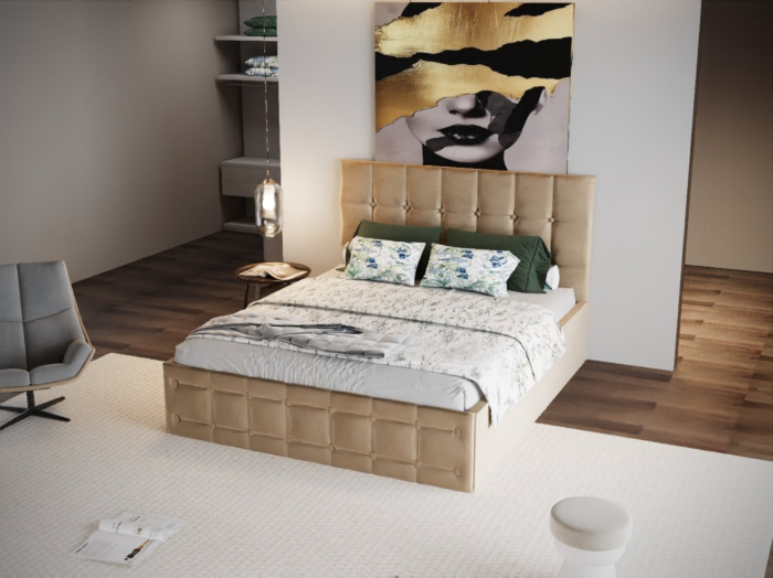 Pat Regal Tapitat Bej fara Saltea 180x200 [2]