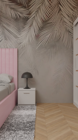 Dormitor Cairo Tapitat Dressing 250x200 3 Usi Alb [16]