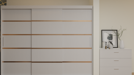 Dormitor Cairo Tapitat Dressing 250x200 3 Usi Alb [11]