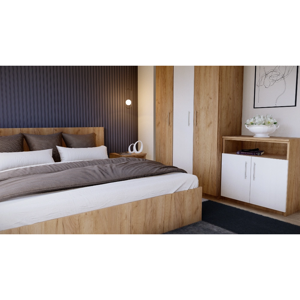 Dormitor Celine Sonoma&Alb [3]