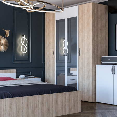 Dormitor Forest Sonoma&Alb [3]