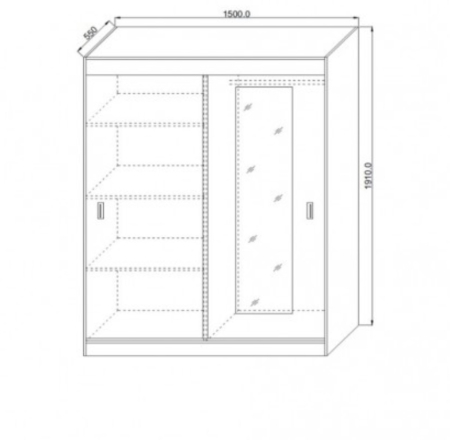 Dormitor Tosca Wenge&Alb [2]
