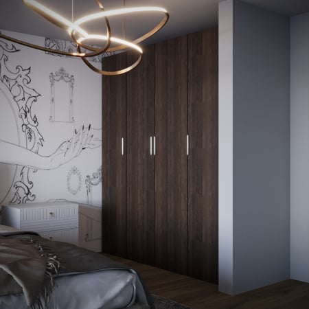 DRESSING/DULAP - Dressing Damasc 4 Usi Wenge