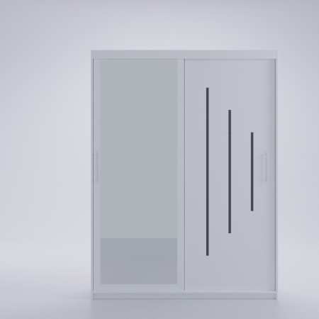 Dulap Kenzo cu Oglinda Alb [2]