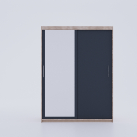 Dulap Kenzo cu Oglinda Sonoma&Gri [3]