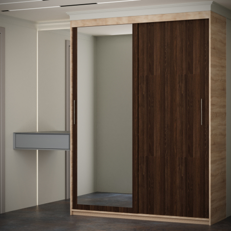 Dulap Kenzo cu Oglinda Sonoma&Wenge [1]