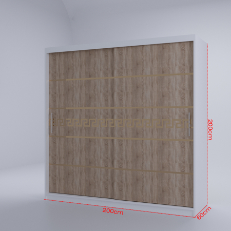 Dulap Kenzo Gold Alb&Sonoma 200*200 [4]