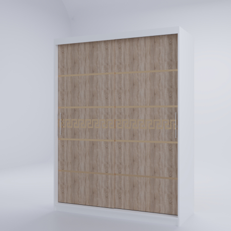 Dulap Kenzo Gold Alb&Sonoma [3]