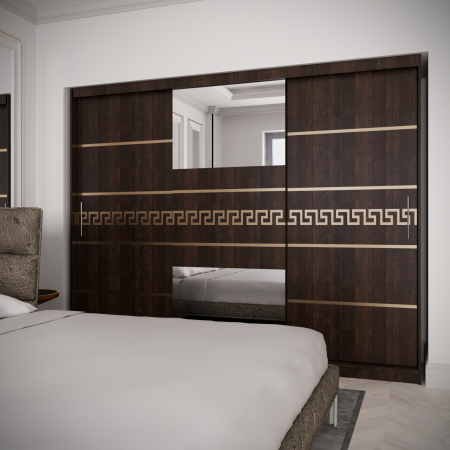 Dulap Kenzo Gold cu Oglinda Wenge 230*200 [1]