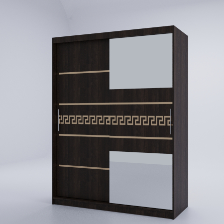 Dulap Kenzo Gold cu Oglinda Wenge [2]